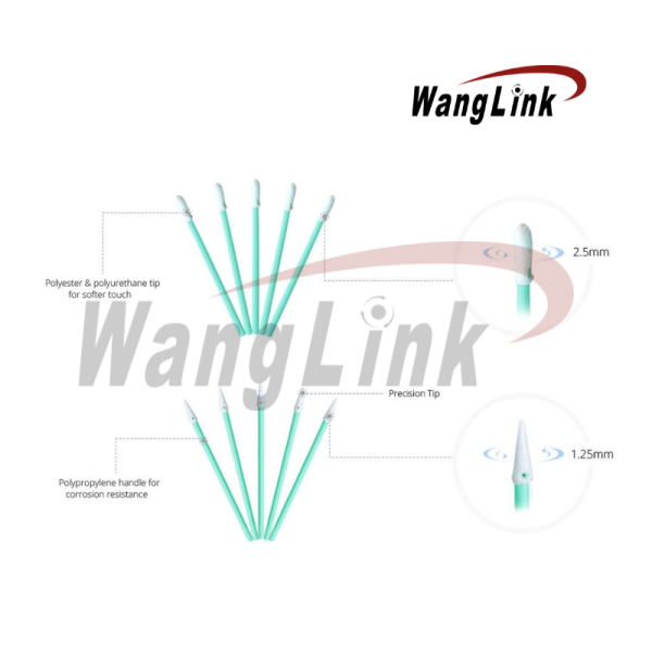 1.25MM FIBER OPTIC LINT-FREE FOAM CLEAN SWABS ISOPO (100PCS/PACK)