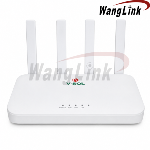 V2804AX15 V-SOL, ONU DUAL MODO, DUAL BANDA, 4GE+WIFI 6 AX1500+USB3.0