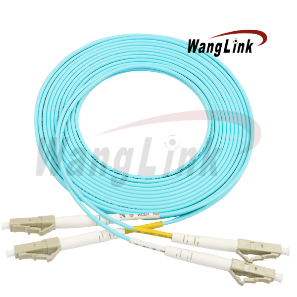 PATCHCORD LC-LC - 1 METRO OM3, 2MM, LSZH, MM, DUPLEX AQUA