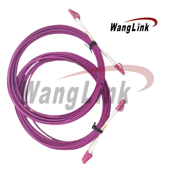 PATCHCORD LC-LC, 1 METRO, OM4, 2MM, LSZH, MM, DUPLEX VIOLET