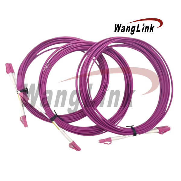PATCHCORD LC-LC, 20 METROS, OM4, 3MM, LSZH, MM, DUPLEX VIOLET