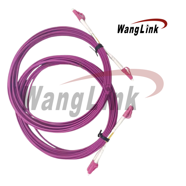 PATCHCORD LC-LC, 20 METROS, OM4, 3MM, LSZH, MM, DUPLEX VIOLET