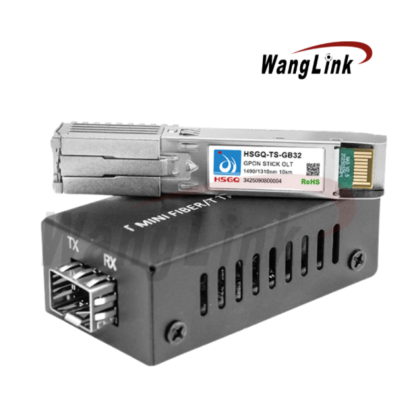 MINI OLT STICK GPON HSGQ-GS01KIT 1PON CLASE B+ 1:32 SFP
