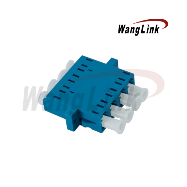 ADAPTADOR/ACOPLADOR/ENFRENTADOR LC/UPC QUAD MONOMODO