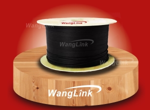 OPTICAL FIBER CABLE DROP SM CON MENSAJERO 1.00MM 1CORE 1KM G657A2 TRIPLE ALAMBRE DE ACERO