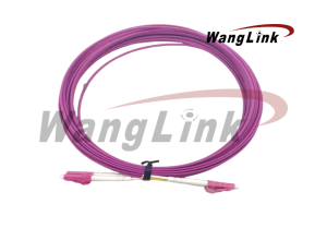 PATCHCORD LC-LC, 10 METROS, OM4, 3MM, LSZH, MM, DUPLEX VIOLET