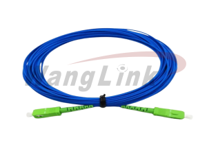 PATCHCORD SCAPC-SCAPC SIMPLEX BLINDADO SM G657A2 3MM LSZH AZUL 1M