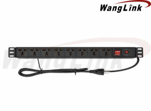 WLK-ABS810 POWER RACK 8 TOMAS, UNIVERSAL 3G*1.0MM²*1.8M 220-240V